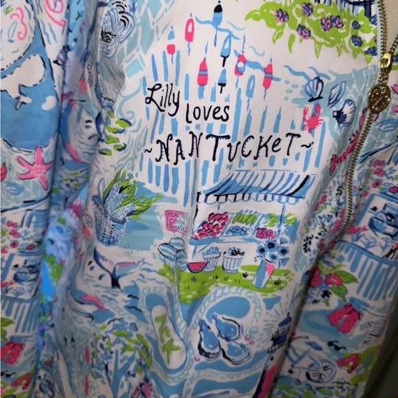 NWT XL Whisper Blue Lilly ♥️’s Pulitzer Nantucket Skipper Popover - Picture 4 of 5